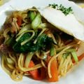 ゆこPIN's cooksnap of when they made 塩焼きそば.