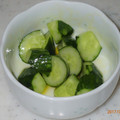 ガッキーパパ's cooksnap of when they made きゅうりの漬物風★.