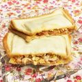 なつき☆ミ's cooksnap of when they made ちくわとベーコンのホットサンド.