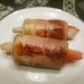 ジョングレ's cooksnap of when they made ♫カニカマちくわのべーコン巻き♬.