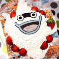 3chan。's cooksnap of when they made 妖怪ウォッチ☆ウィスパーのキャラケーキ.