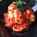 pyupo's cooksnap of when they made 本格イタリアン　スパゲティアラビアータ.