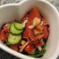 ルルガール's cooksnap of when they made 塩コンブとカニカマときゅうりの酢の物　.