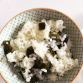のりアイス's cooksnap of when they made 目指せ☆給食のワカメごはん♡.