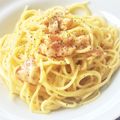 クックBX8C1S☆'s cooksnap of when they made 生クリ&牛乳不使用！コク旨カルボナーラ！.