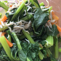 9rinomi's cooksnap of when they made 小松菜と油揚げの煮浸し.