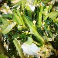 さちぶた♪'s cooksnap of when they made ほっこり優しい小松菜の卵とじ.