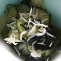 おぶたさま★'s cooksnap of when they made 簡単♡きゅうりとしらすとワカメの酢の物.