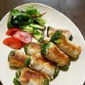 クックSZY23S☆'s cooksnap of when they made ズッキーニの豚肉チーズのり巻き焼き.