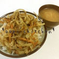 papikun's cooksnap of when they made サクッとふわっと！絶品かき揚げ.