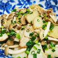 カメリア22's cooksnap of when they made 山芋と豚肉ときのこのオイスターソース炒め.
