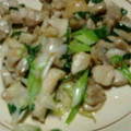 nachimama's cooksnap of when they made 鶏もも肉と大葉のﾈｷﾞ塩炒め.