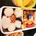 クック87R88F☆'s cooksnap of when they made ２歳お弁当　てんとう虫とお花.
