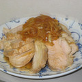 はだっさ's cooksnap of when they made 漬け込むだけ！しっとり蒸し鶏♪.