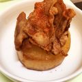ラバ！'s cooksnap of when they made 焼き大根と豚バラ肉の煮物.