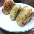 ｂｉｂｉちゃん's cooksnap of when they made 残りご飯deカルシウム増強！焼きおにぎり.