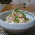 ダイナマイト漆黒's cooksnap of when they made 塩辛ポテトサラダ.