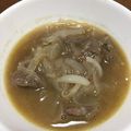 みきちゃんLove's cooksnap of when they made 牛肉とタマネギの煮込み.