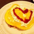 七音どれみ's cooksnap of when they made 火を使わない！オムライス⭐卵ふわとろ⭐.