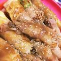 miho0612's cooksnap of when they made キャベツと豚肉のクルクル照り焼き.