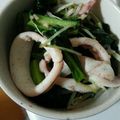ベルっちょ's cooksnap of when they made 30秒で!?イカと水菜のガーリック炒め.