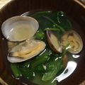 hiruka25's cooksnap of when they made あさりとかぶのお吸い物.