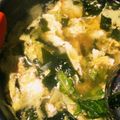 ♥ミルクティ♥'s cooksnap of when they made キャベツとワカメの卵スープ.