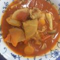 ほもさぴくろまによん's cooksnap of when they made イタリア～ンな豚キムチトマト鍋♪.