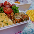 キャシーキャサリン's cooksnap of when they made マヨちくわの青のりだらけ 運動会弁当に.