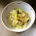かなヒロ's cooksnap of when they made ザーサイともやしナムル〜♡.