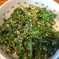 ＴＥＴＵーＭＥＴＡＬ's cooksnap of when they made 春菊のからし和え.