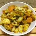 はるとニモdaddy's cooksnap of when they made ベーコン蓮根ジャガイモのガリバタ醤油炒め.
