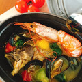 ぴのっちです's cooksnap of when they made たっぷり魚介の本格トマトブイヤベース.