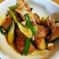 adj0120's cooksnap of when they made 激うま★大根と鶏肉のガリバタポン炒め.