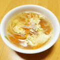 ドルフィンサーモン's cooksnap of when they made 簡単５分で♡ふわとろ和風コンソメスープ♪.
