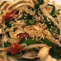 ＊にょにょん＊'s cooksnap of when they made 俺流！ニラと鶏ささ身のピリ辛梅干し和え.