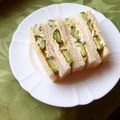 t-house's cooksnap of when they made きゅうりとミントの玉子サンドSAVOY風.