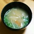 ともぽん♡'s cooksnap of when they made 新たまねぎ＆水菜たっぷりのお味噌汁.