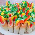 かぉちゃんBABA♡'s cooksnap of when they made かんたんチクワの花束☆オードブル☆お弁当.