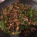 クックQ3TZ86☆'s cooksnap of when they made ∮ピーマンと桜エビの✰オイスター✰炒め∮.