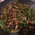 クックQ3TZ86☆'s cooksnap of when they made ∮ピーマンと桜エビの✰オイスター✰炒め∮.