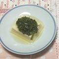 おはなすき's cooksnap of when they made 玉子豆腐のめかぶ和え♡.