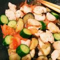こーくんmama's cooksnap of when they made ササミの夏野菜炒め.