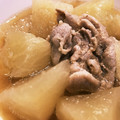 LOVECHOCO♡'s cooksnap of when they made 簡単おでんの素で聖護院大根と豚肉の煮物.