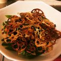ステマム子♡♡'s cooksnap of when they made スナップエンドウとカリカリ蓮根のサラダ　.