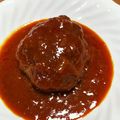 逆さナマズ's cooksnap of when they made 簡単♫豚ひき肉でトマト煮込みハンバーグ.