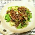 あーこ姐's cooksnap of when they made 桜海老とキャベツのペペロン蕎麦.