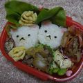 pinkpoet's cooksnap of when they made 簡単★コリラックマおにぎり（キャラ弁）.