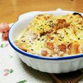 pafepapa's cooksnap of when they made 飴色玉ねぎ無しで♡オニオングラタンスープ.