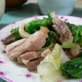 a-tom's cooksnap of when they made しゃきしゃきレタスと鶏肉の炒め物♪.